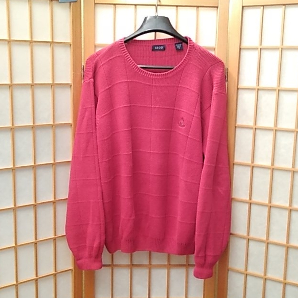 IZOD Red Crew Neck Sweater